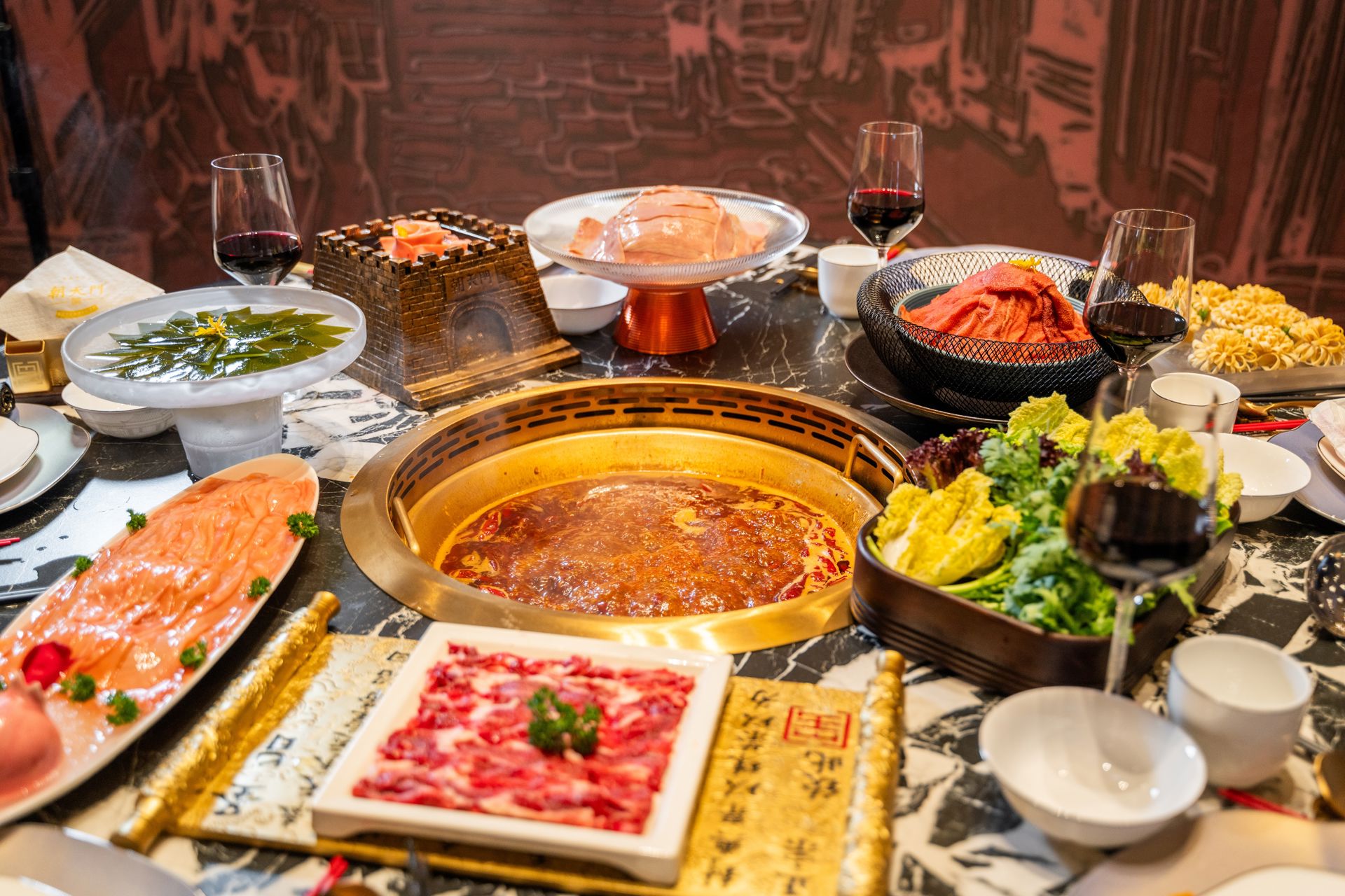 Chaotianmen offers authentic Chongqing-style hot pot to local customers