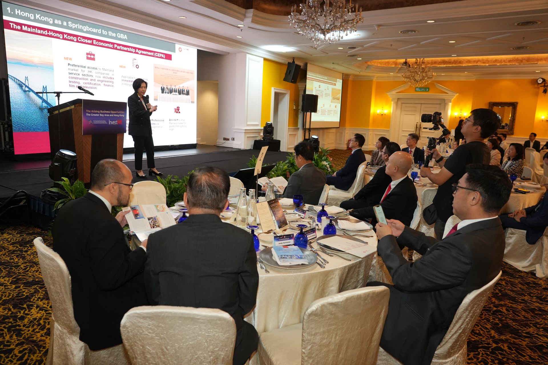 The event was attended by over 140 guests from the local business community.